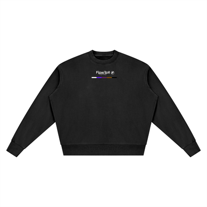 Black FlowRoll Pyjama Fight Club jiu jitsu sweatshirt