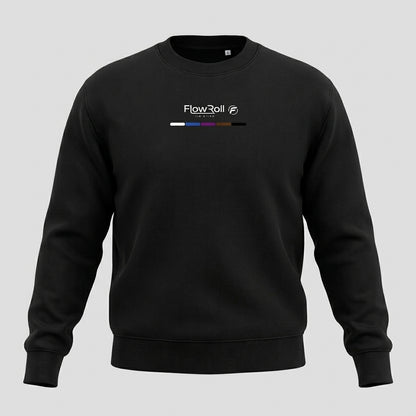 Black FlowRoll Pyjama Fight Club jiu jitsu sweatshirt