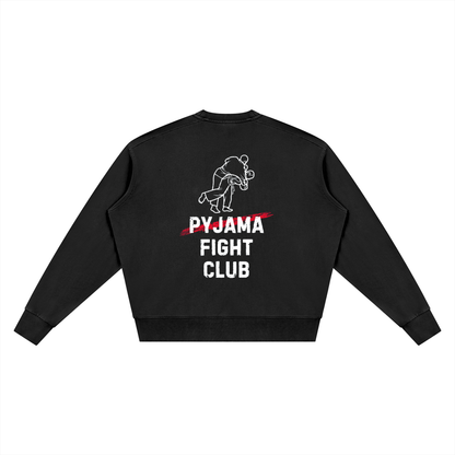 Black FlowRoll Pyjama Fight Club jiu jitsu sweatshirt